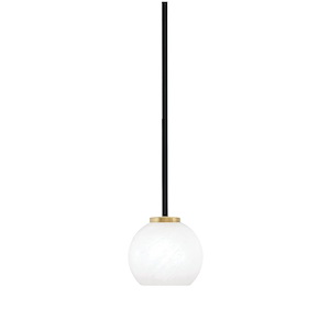 Sandia - 1 Light Stem Mini Pendant-5.25 Inch Tall and 5.75 Inch Wide - 1373497