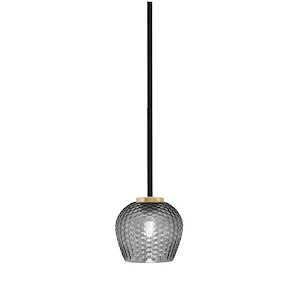 Sandia - 1 Light Stem Mini Pendant-6 Inch Tall and 6 Inch Wide - 1373502