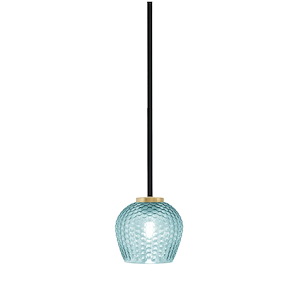 Sandia - 1 Light Stem Mini Pendant-6 Inch Tall and 6 Inch Wide - 1373503