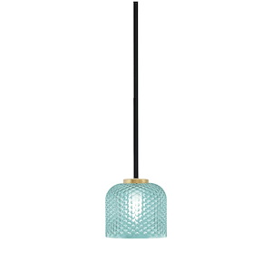 Sandia - 1 Light Stem Mini Pendant-6 Inch Tall and 6 Inch Wide - 1373505