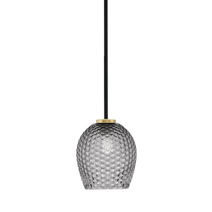 Sandia - 1 Light Stem Mini Pendant-8.5 Inch Tall and 7.5 Inch Wide - 1373472