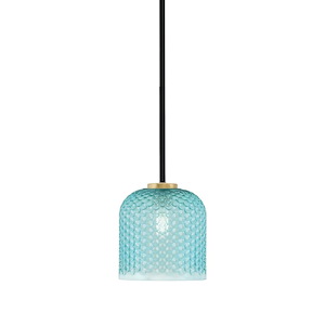 Sandia - 1 Light Stem Mini Pendant-7.75 Inch Tall and 7 Inch Wide - 1373471