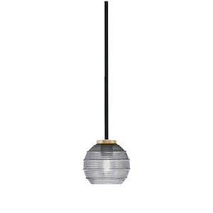 Sandia - 1 Light Stem Mini Pendant-5.75 Inch Tall and 6 Inch Wide - 1373456