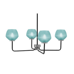 Sandia - 4 Light Chandelier-10.25 Inch Tall and 30 Inch Wide - 1373507