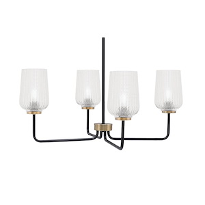 Sandia - 4 Light Chandelier-12.5 Inch Tall and 29.25 Inch Wide - 1373515