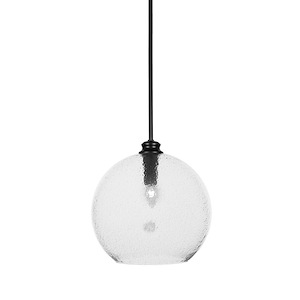Kimbro - 1 Light Stem Hung Stem Hung Pendant-13.75 Inches Tall and 13.75 Inches Wide - 1006848