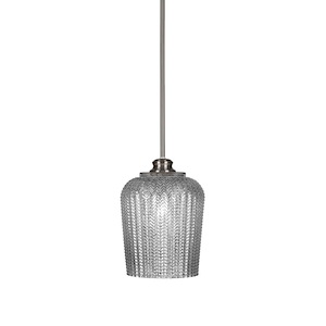 Cordova - 1 Light Stem Hung Stem Hung Pendant-12 Inches Tall and 9 Inches Wide - 1006852
