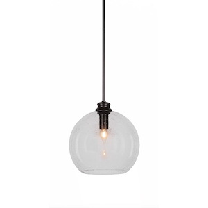 Kimbro - 1 Light Stem Hung Stem Hung Pendant-10 Inches Tall and 9.75 Inches Wide - 1031853