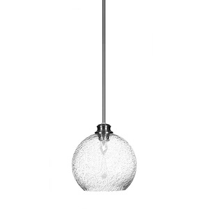Kimbro - 1 Light Stem Hung Stem Hung Pendant-9.75 Inches Tall and 9.75 Inches Wide - 1025506