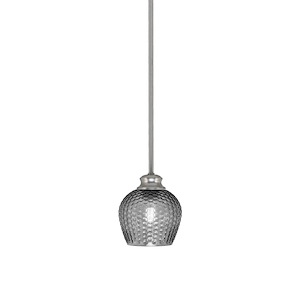 Zola - 1 Light Stem Hung Pendant-7 Inche Tall and 6 Inches Wide - 1335211