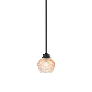 Zola - 1 Light Stem Hung Pendant-7 Inch Tall and 6 Inch Wide - 1431158