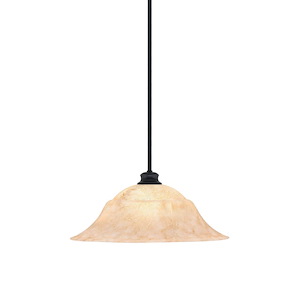 Stem - 1 Light Pendant With Hang Straight Swivel-9.5 Inches Tall and 20 Inches Wide - 1290461