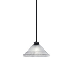 Stem - 1 Light Pendant With Hang Straight Swivel-10.5 Inches Tall and 20 Inches Wide - 1290466