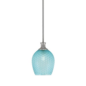 Zola - 1 Light Stem Hung Pendant-10.75 Inche Tall and 7.5 Inches Wide - 1335204