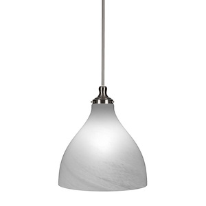 Juno - 1 Light Stem Hung Stem Hung Pendant-17.5 Inches Tall and 16 Inches Wide - 1006847