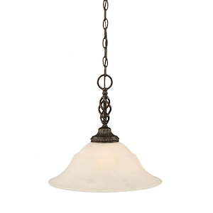 Elegante - 1 Light Pendant-14.75 Inches Tall and 16 Inches Wide - 359459