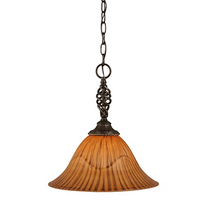 Elegante - 1 Light Pendant-15.25 Inches Tall and 14 Inches Wide - 699515