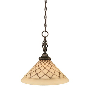 Elegante - 1 Light Pendant-15.75 Inches Tall and 16 Inches Wide - 359649