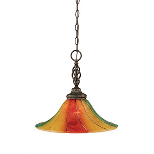 Elegante - 1 Light Pendant-14.5 Inches Tall and 16 Inches Wide - 359455