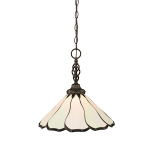 Elegante - 1 Light Pendant-16 Inches Tall and 16 Inches Wide - 359645