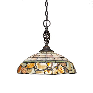 Elegante - 1 Light Pendant-15 Inches Tall and 16 Inches Wide - 359648