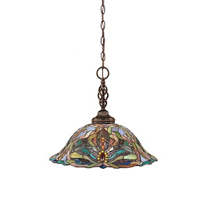 Elegante - 1 Light Pendant-15.5 Inches Tall and 18.25 Inches Wide - 359635
