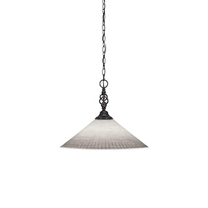 Elegante - 1 Light Pendant-14.25 Inches Tall and 16 Inches Wide - 1117852