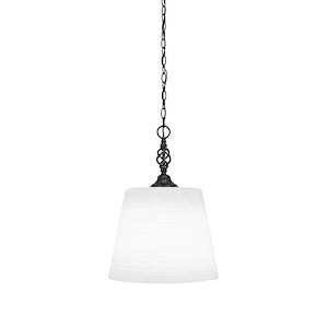Elegante - 1 Light Pendant-16.5 Inches Tall and 10 Inches Wide - 1117841