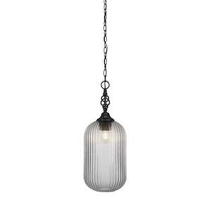 Elegante - 1 Light Pendant-21.5 Inches Tall and 8.25 Inches Wide - 1219264