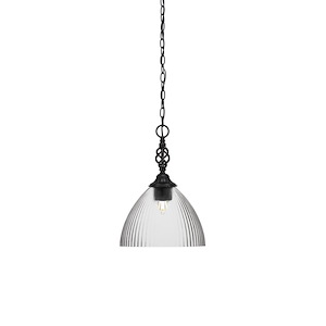 Elegante - 1 Light Pendant-14.25 Inches Tall and 10.75 Inches Wide - 1117842