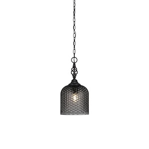 Elegante - 1 Light Pendant-16 Inches Tall and 7 Inches Wide - 1219132