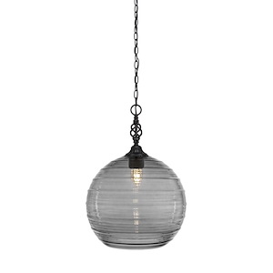 Elegante - 1 Light Pendant-20.5 Inches Tall and 14 Inches Wide - 1117851