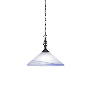 Elegante - 1 Light Pendant-14.75 Inches Tall and 16 Inches Wide - 1117854
