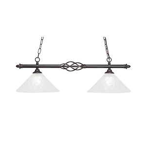 Elegante - 2 Light Island-10 Inches Tall and 12 Inches Wide - 699508