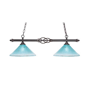 Elegante - 2 Light Island-10 Inches Tall and 12 Inches Wide - 699506