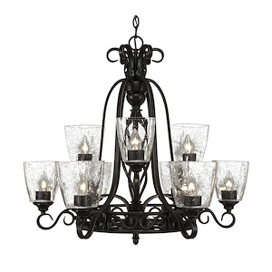Elegante - 9 Light Chandelier-27 Inches Tall and 27.75 Inches Wide - 699621