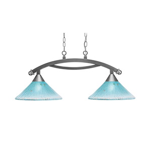 Bow - 2 Light Island-13.5 Inches Tall and 12 Inches Wide - 1148524