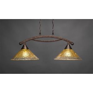 Bow - 2 Light Island-13.5 Inches Tall and 12 Inches Wide - 699560