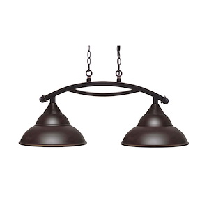 Bow - 2 Light Island-14.25 Inches Tall and 12 Inches Wide - 699557