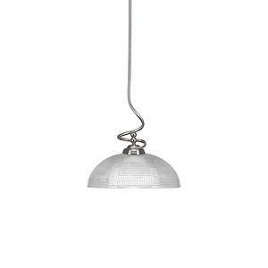 Capri - 1 Light Stem Pendant With Hang Straight Swivel-15.5 Inches Tall and 13 Inches Wide - 1118640