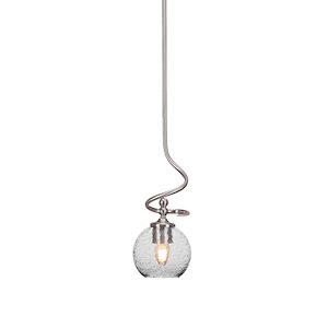 Capri - 1 Light Mini Pendant In 15.6 inches Tall and 5.75 Inches Wide - 1219044