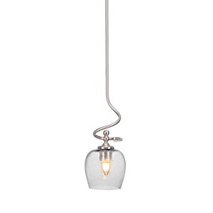 Capri - 1 Light Mini Pendant In 15.6 inches Tall and 5.75 Inches Wide - 1219045
