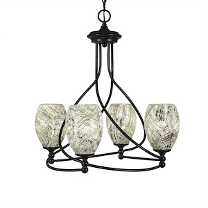 Capri - 4 Light Chandelier-22.75 Inches Tall and 19.25 Inches Wide - 466452