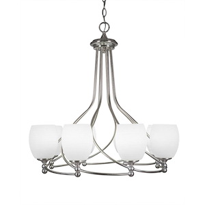 Capri - 8 Light Chandelier-26 Inches Tall and 25.5 Inches Wide - 360065