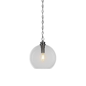 Kimbro - 1 Light Chain Hung Pendant-11.75 Inches Tall and 13.5 Inches Wide - 1219635