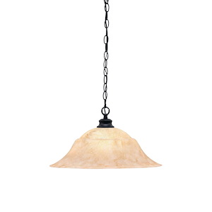 Chain - 1 Light Chain Hung Pendant-10.25 Inches Tall and 20 Inches Wide - 1290477