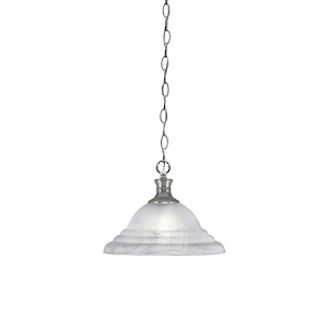 Chain - 1 Light Chain Hung Pendant-9.25 Inches Tall and 12 Inches Wide - 1290488