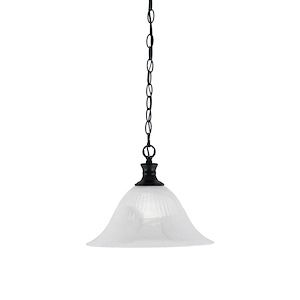 Chain - 1 Light Chain Hung Pendant-10.75 Inches Tall and 14 Inches Wide - 1290485