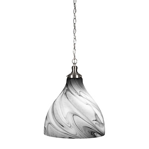 Juno - 1 Light Chain Hung Pendant-19.25 Inches Tall and 16 Inches Wide - 1339496