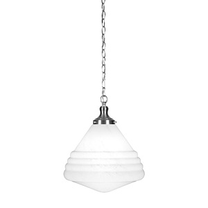 Juno - 1 Light Chain Hung Pendant-16.25 Inches Tall and 14 Inches Wide - 1031846